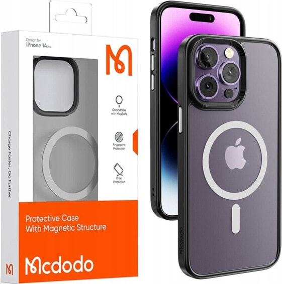 Mcdodo McDodo Etui Magnetyczne do iPhone 14 PRO MAX czarne