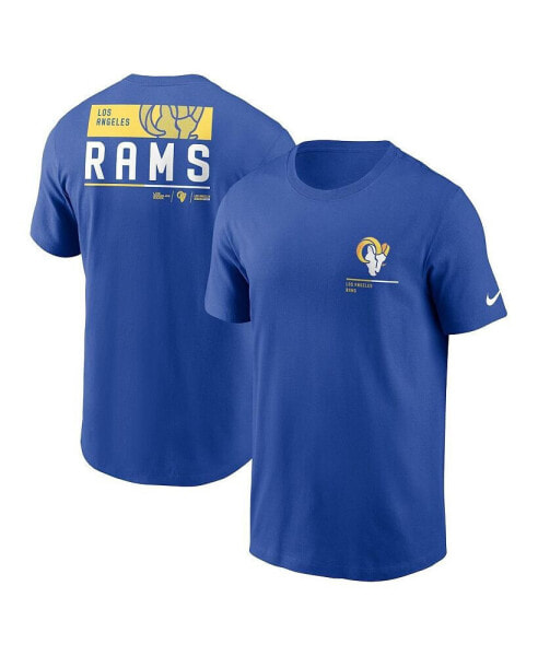 Футболка Nike мужская Royal Los Angeles Rams Team Incline