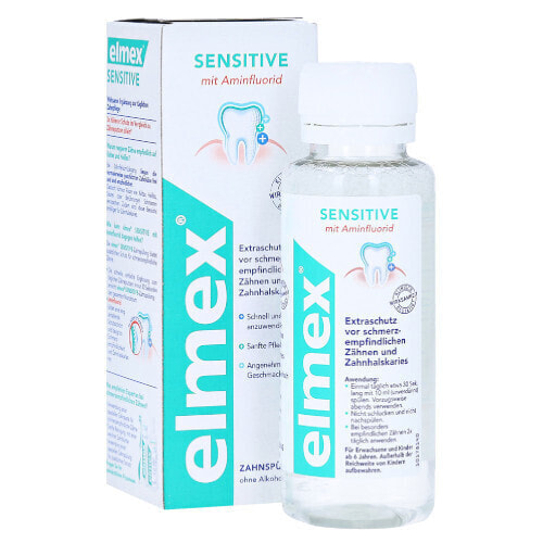 Elmex Sensitive Mouthwash Ополаскиватель для чувствительных зубов 100 мл