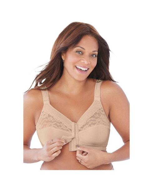 Plus Size Easy Enhancer Front Close Wireless Posture Bra