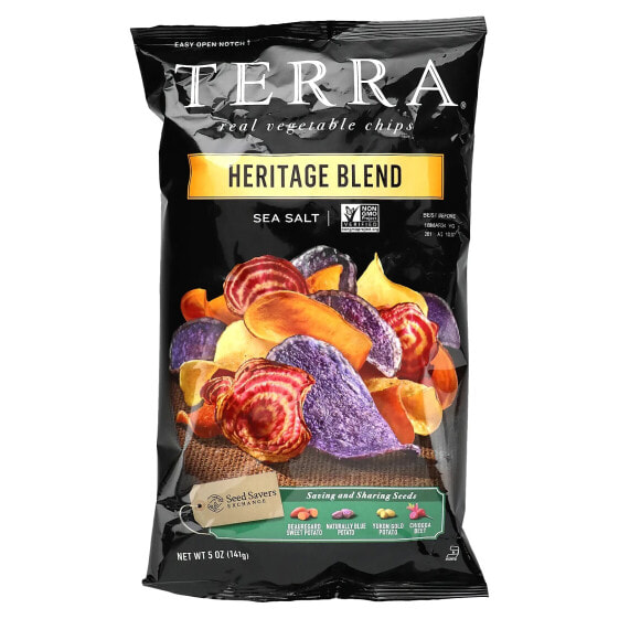 Real Vegetable Chips, Heritage Blend, Sea Salt, 5 oz (141 g)