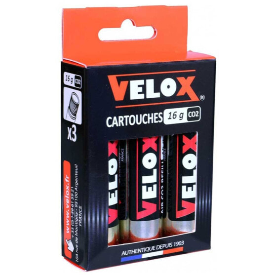 VELOX CO2 cartridge 3 units