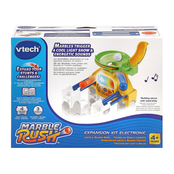 Конструктор Vtech Marble Rush - Expansion Kit Dynamic Trechter Circuit 4 Pieces Track with Ramps.