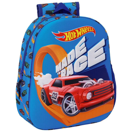 SAFTA 3D Hot Wheels Backpack
