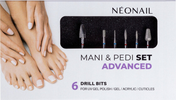 NEONAIL_SET Advanced frezy do frezarki 6szt.