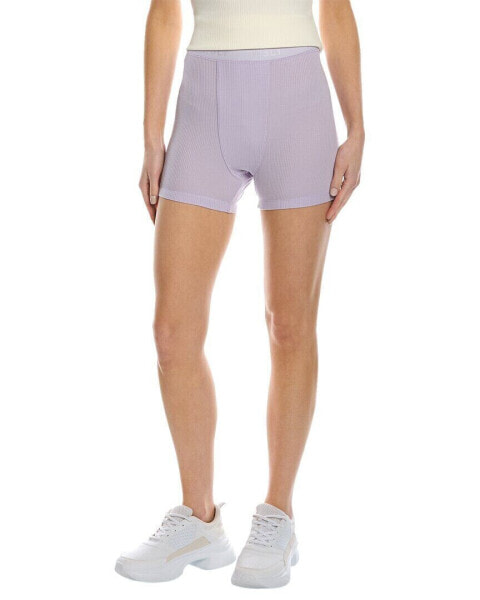 Wsly Sutton Ribbed Boy Short Women's Purple Xxs