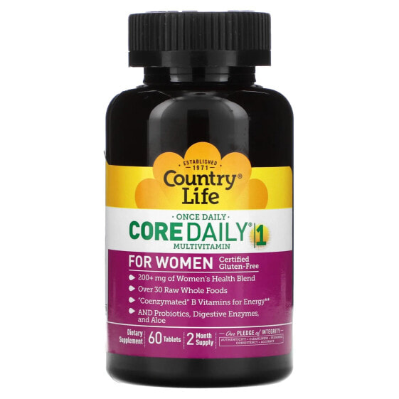 Core Daily-1 Multivitamin for Women, 60 Tablets