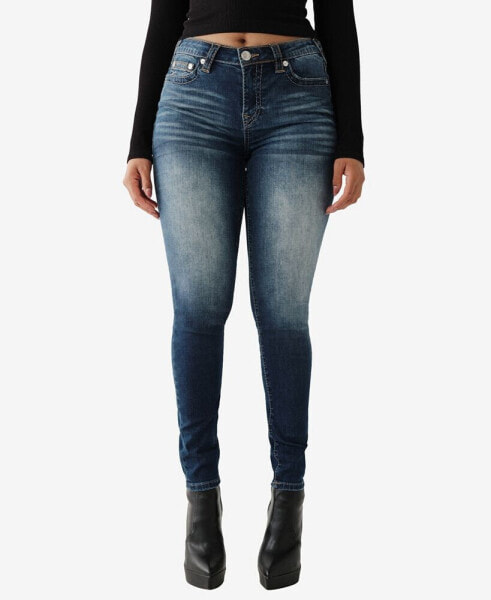 Women's Mid Rise Curvy Jennie Big T Skinny Jeans