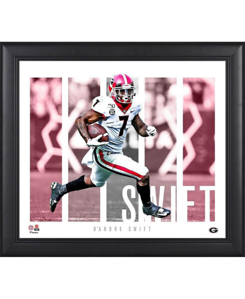 D'Andre Swift Georgia Bulldogs Framed 15" x 17" Player Panel Collage