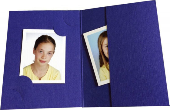 Daiber 1x100 Daiber Folders , blue for passport pictures, 3 sizes