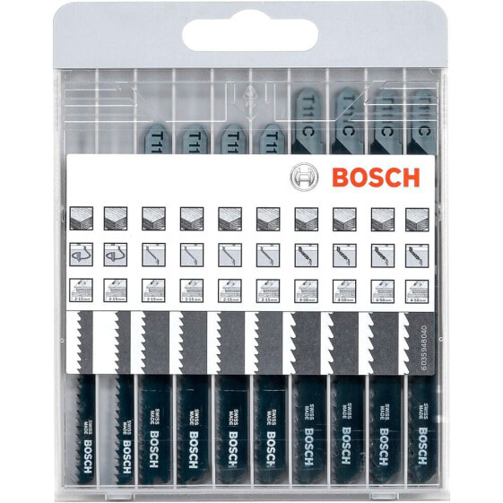 BOSCH PROFESSIONAL Jigsaw Blade Kit Wood 10 Units