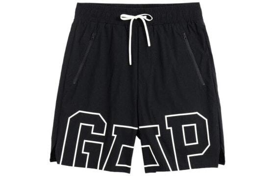 Шорты GAP SS23 с логотипом, женские и мужские, с карманом.