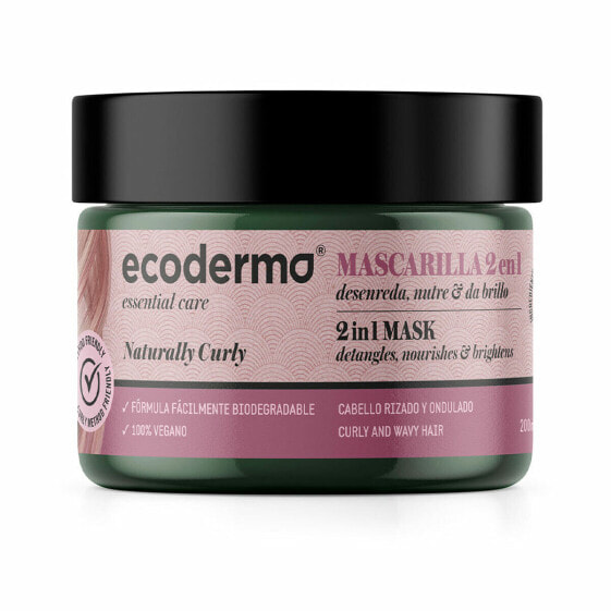 Hair Mask Ecoderma Naturally Curly Curly hair 2-in-1 250 ml