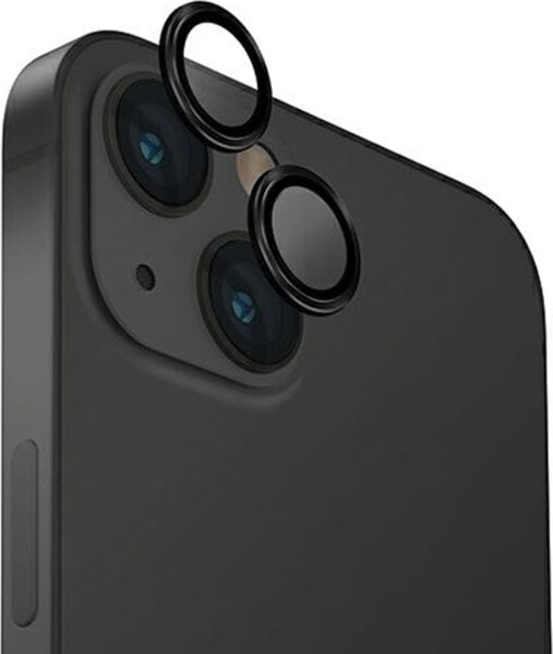 Uniq UNIQ Optix Aluminium Camera Lens Protector iPhone 15 6.1" / 15 Plus 6.7" midnight black szkło na obiektyw aparatu z aplikatorem