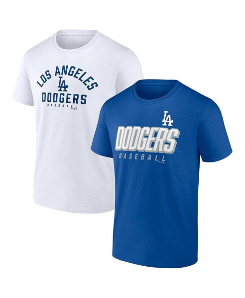 Men's Royal, White Los Angeles Dodgers Player Pack T-shirt Combo Set