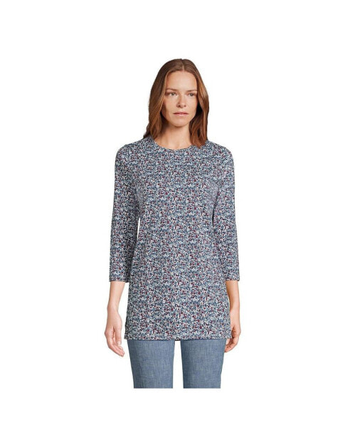 Women's Supima Crew Neck Tunic