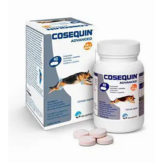 ECUPHAR Cosequin Advance MSM HA dog supplement 40 units