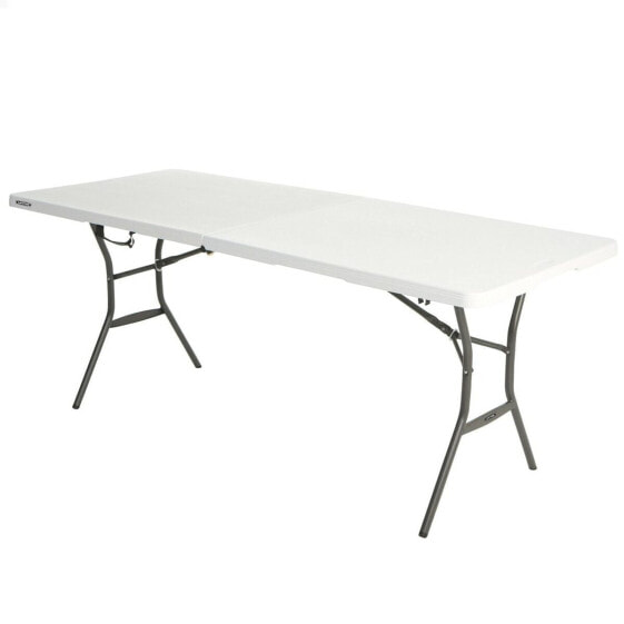 Складной стол Lifetime Белый 185 x 74 x 76 cm Сталь Пластик
