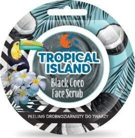 Marion Tropical Island Peeling drobnoziarnisty do twarzy Black Coco 8g