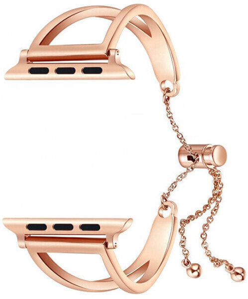 Adjustable steel pull for Apple Watch - Rose gold 38/40/41 mm