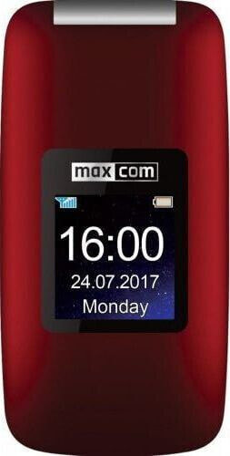 Telefon komórkowy Maxcom Comfort MM824 Czerwono-srebrny