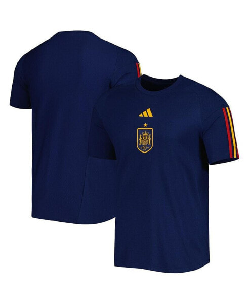 Men's Navy Spain National Team Raglan Travel T-shirt