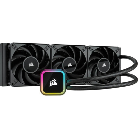 Corsair iCUE H150i RGB ELITE - All-in-one liquid cooler - 12 cm - 1850 RPM - 19 dB - 35.8 dB - 65.57 cfm