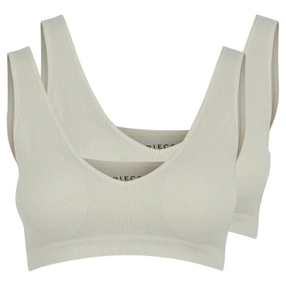 PIECES Symmi Rib Bra 2 units