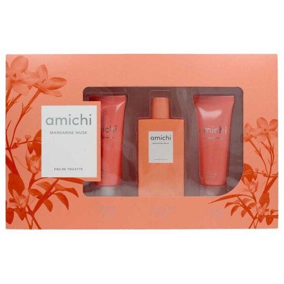 AMICHI Mandarine Musk Eau De Toilette&Shower Gel&Body Milk Set