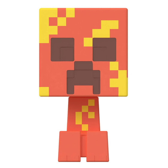 MINECRAFT Moving Head Damaged Creeper figure