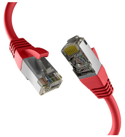 M-CAB CAT8.1 RED 0.25M PATCH CORD - Network - CAT 8