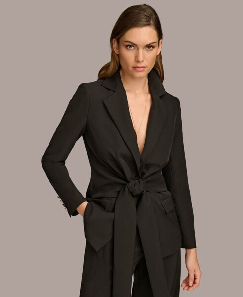 Пиджак с завязками для женщин DKNY Donna Karan