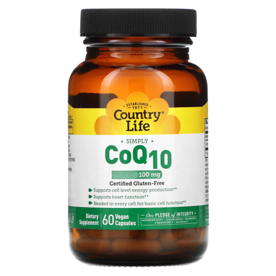 Vegan CoQ10, 100 mg, 60 Vegan Capsules