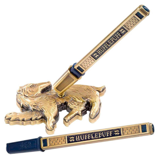 NOBLE COLLECTION Ballpoint Pen With Stand Harry Potter Hufflepuff