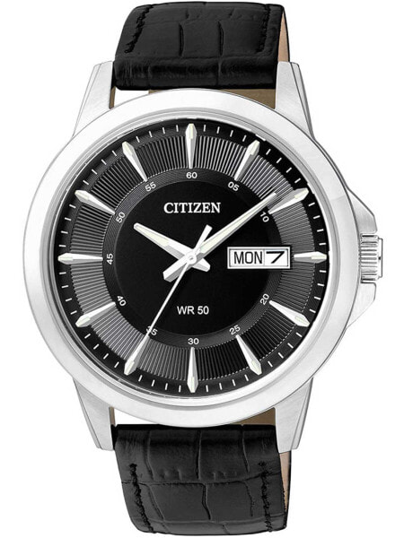 Часы мужские аналоговые Citizen BF2011-01E quartz day-date 41 мм 5ATM.