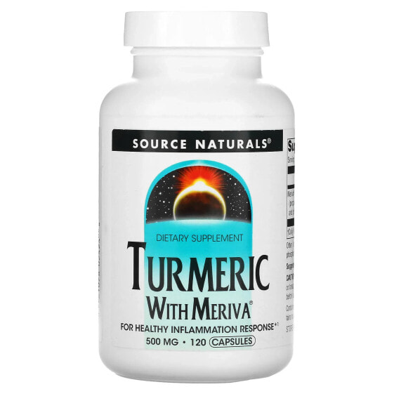 Turmeric With Meriva, 500 mg, 120 Capsules