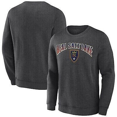 MLS Real Salt Lake Men's Offside Gray Crew Neck Fleece Sweatshirt - S