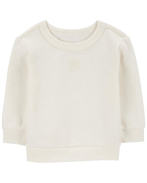 Baby Glitter Fleece Sweatshirt NB