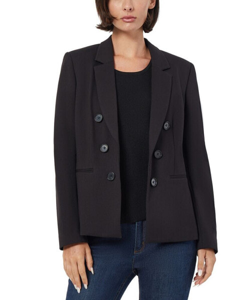 Petite Faux Double-Breasted Blazer