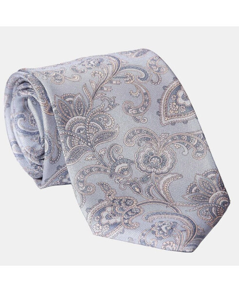 Big & Tall Novara - Extra Long Printed Silk Tie for Men