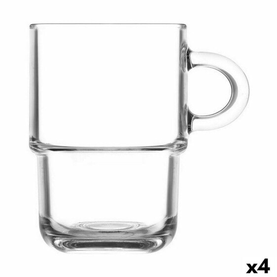 Набор чашек Лав 360 мл 11 x 8 x 12 см Штабелируемые 4 штуки (6 предметов) - Домашняя посуда Lav