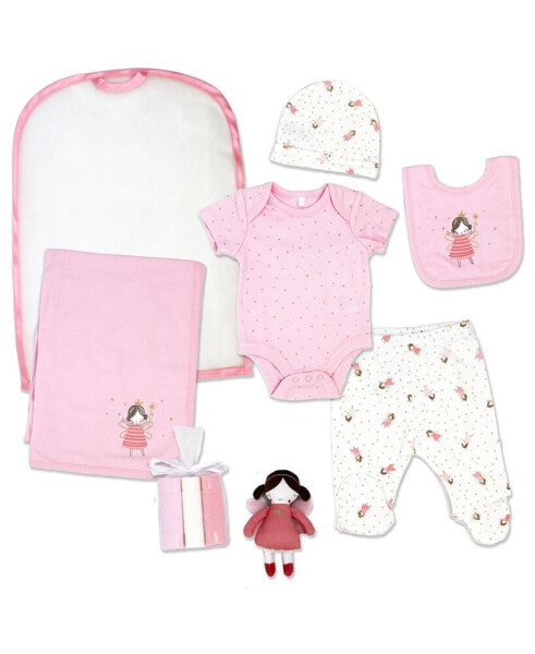 Baby Girls Little Fairy Layette Gift, 10 Piece Set