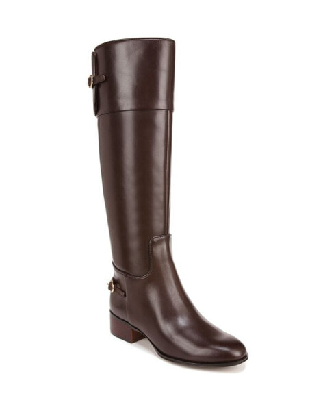 Jazrin Wide Calf Knee High Riding Boots