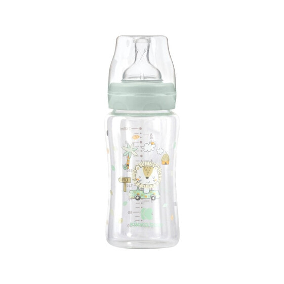 KIKKABOO Crystal 240ml Jungle King Feeding Bottle