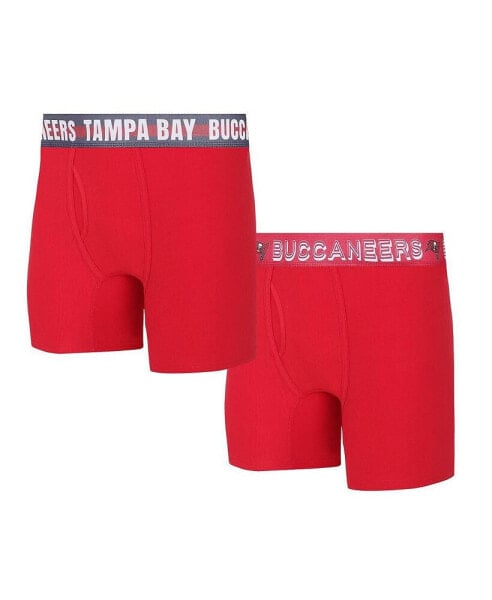 Men's Tampa Bay Buccaneers Gauge Knit Boxer Brief Two-Pack