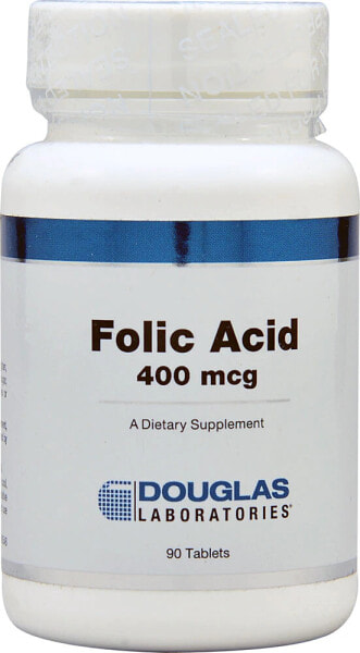Douglas Laboratories Folic Acid -- Фолиевая кислота  - 400 мкг - 90 таблеток