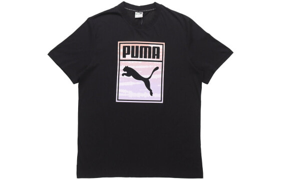 Puma 跑步训练健身短袖T恤 男款 黑色 / Футболка Puma T Trendy Clothing Featured Tops T-Shirt