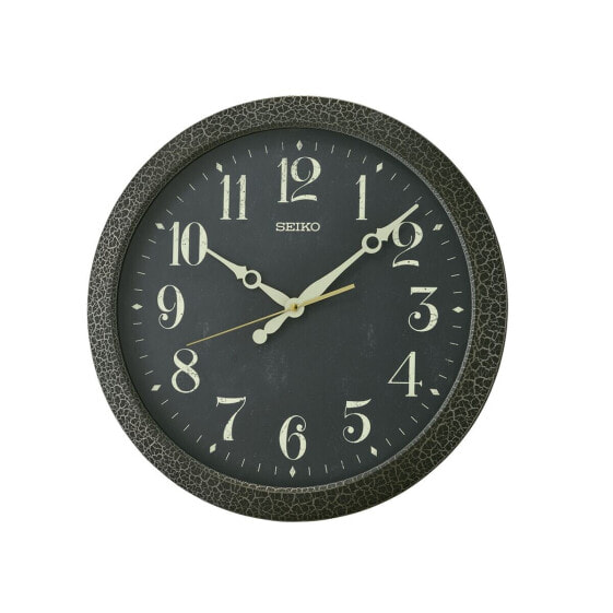 Часы настенные Seiko QXA815K Чёрный Пластик