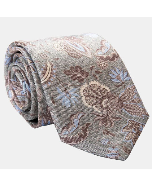 Medici - Extra Long Printed Silk Tie for Men