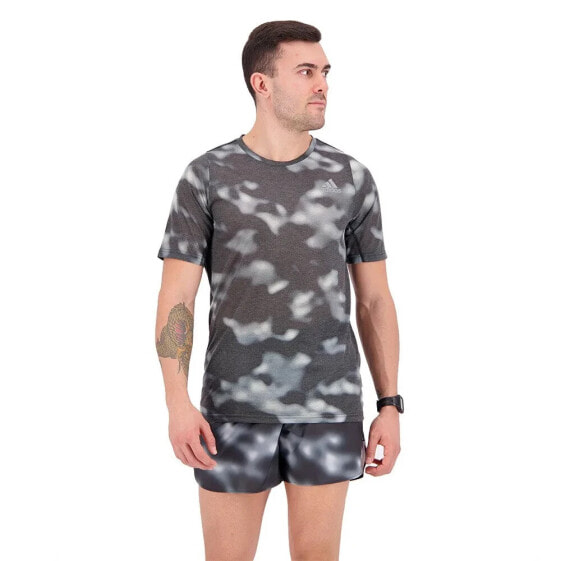 ADIDAS Run Icons Aop short sleeve T-shirt